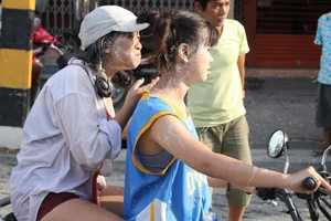 Water Festival girls in Thailand
