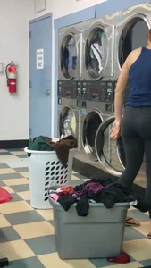 Laundromat leggings OC. caught?