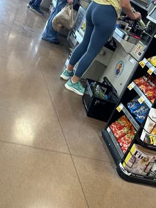 Cute Blonde Shopping