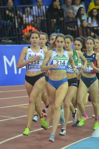 Candid track and field girls