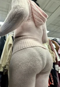 Pink see through VPL‼️