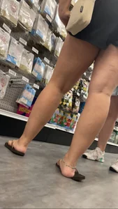 THICK Yummy Thighs Nice Ass on Pretty College Babe