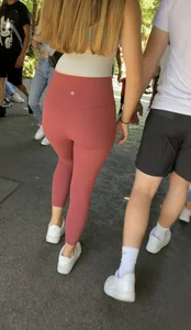 Must see! Nice Ass in red leggings   Not OC