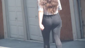 Teen VPL Black Tights