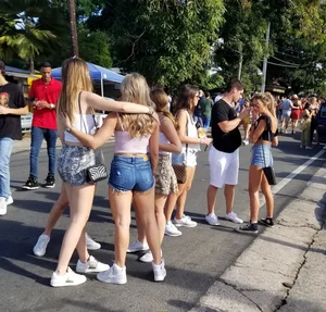 Hot teens have fun