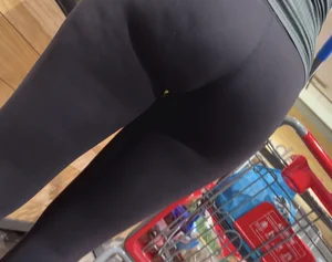 Great ass on cute target girl