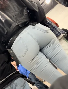Latina with a Nice Ass in Tight Dyed Jeans (OC)
