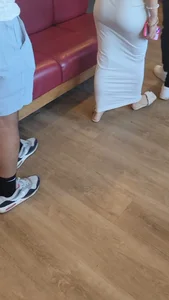 Tight white dress, tight latina ass