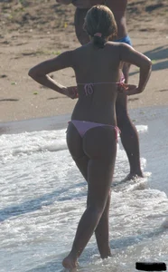 Beach voyeur babes in bikinis, thongs and topless