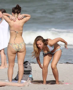 Mix of candid girls at the beach and in bikinis