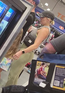 Leggings Blonde MILF