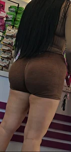 Two girls in shorts