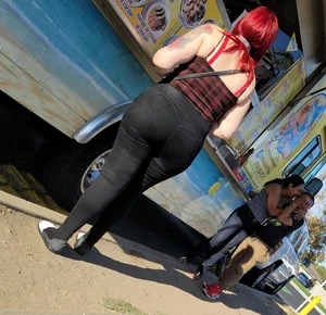 RED HEAD THICK LATINA  comment and like let me know what you think