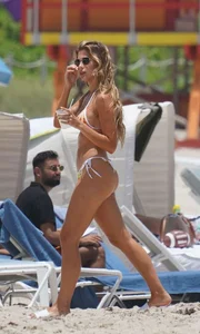Kara Del Toro bikini candids in Miami