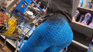 Blue big ass latina