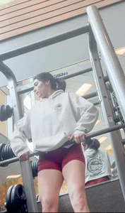 Red Spandex Shorts and tight ass! (OC)