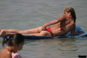 Sexy beach and bikini girls