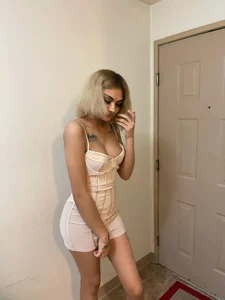 Sexy Candid Girl in a Short Dress
