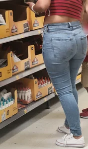Out In The Wild 40 ( Latina with a huge phatty in jeans)