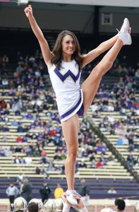 Candid cheerleaders