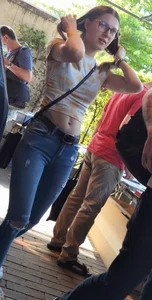 Slim girl has a nice tight ass