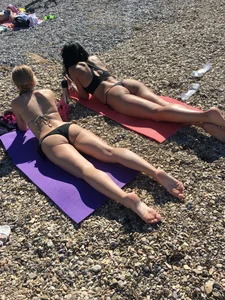 Hot girls chilling at the beach hot creepshots collection