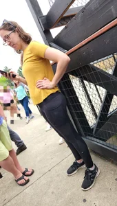 Big tit milf and nerdy mom