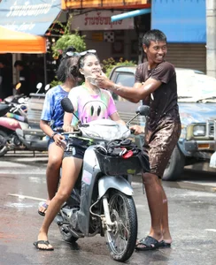Water Festival girls in Thailand