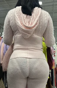 Pink see through VPL‼️