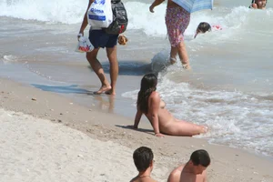 Continesti nude beach girls in Romania