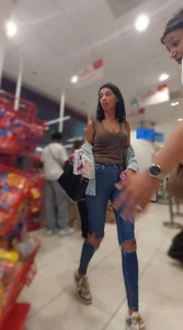 Tall Arabic Duo in Jeans