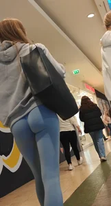 Double trouble hotties in leggings
