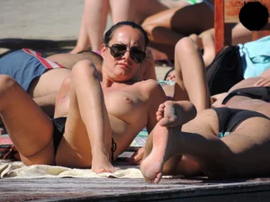 Topless and nude beach sexy girls