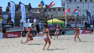 Weymouth beach volleyball girls  2019