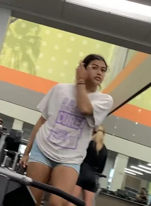 TEEN NO PANTIES SEE THROUGH LEGGINGS, PUSSY EXPOSED  TIER