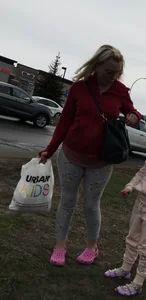 Phat booty blonde milf riding the bus
