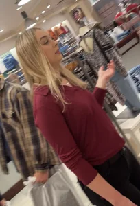 Super pretty blonde with a nice ass