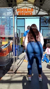 Latina mom in tight jeans