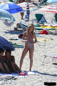 Bunch of sexy ladies on a nude beach
