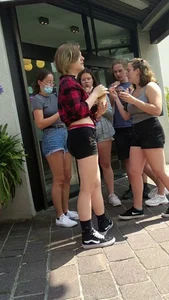 Bunch of Teens in Shorts
