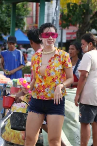 Water Festival girls in Thailand