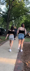 Summer means PAWG jean shorts