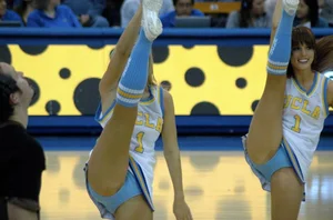 Candid cheerleaders