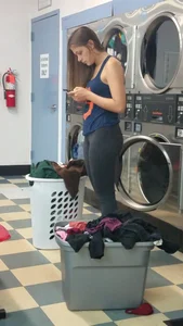 Laundromat leggings OC. caught?