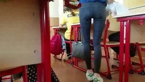 College candid teens