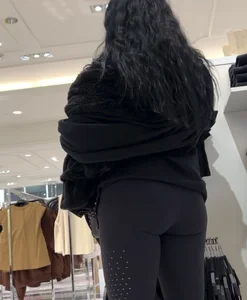 Hot milf in all black