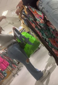 BBL Latina Milf in Hollister Jeans