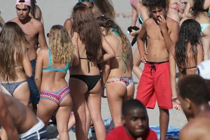 Sexy Deerfield Beach bikini girls