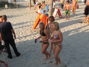 Mix of candid girls at the beach and in bikinis