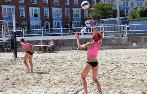Weymouth beach volleyball girls 2018